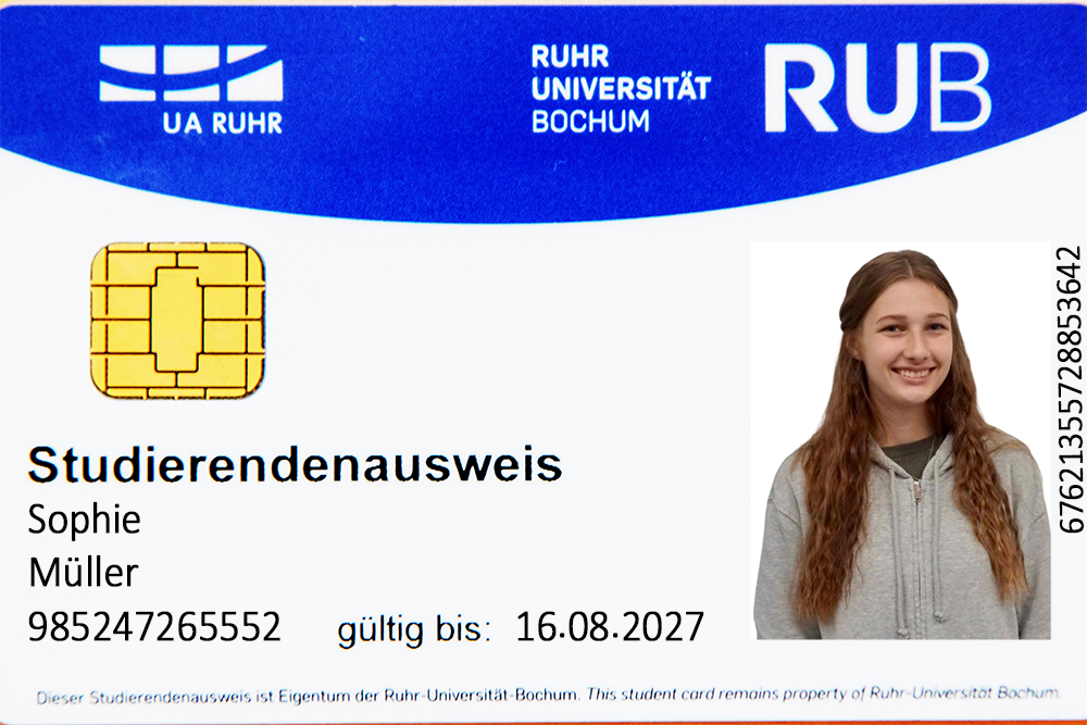 RUB; Studierendenausweis پیراهن آبییی